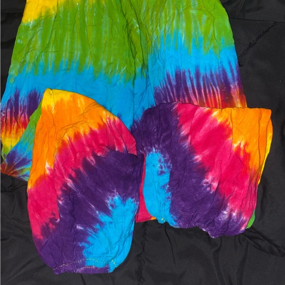 FLOWY HIPPIE PANTS - Picture 2 of 4